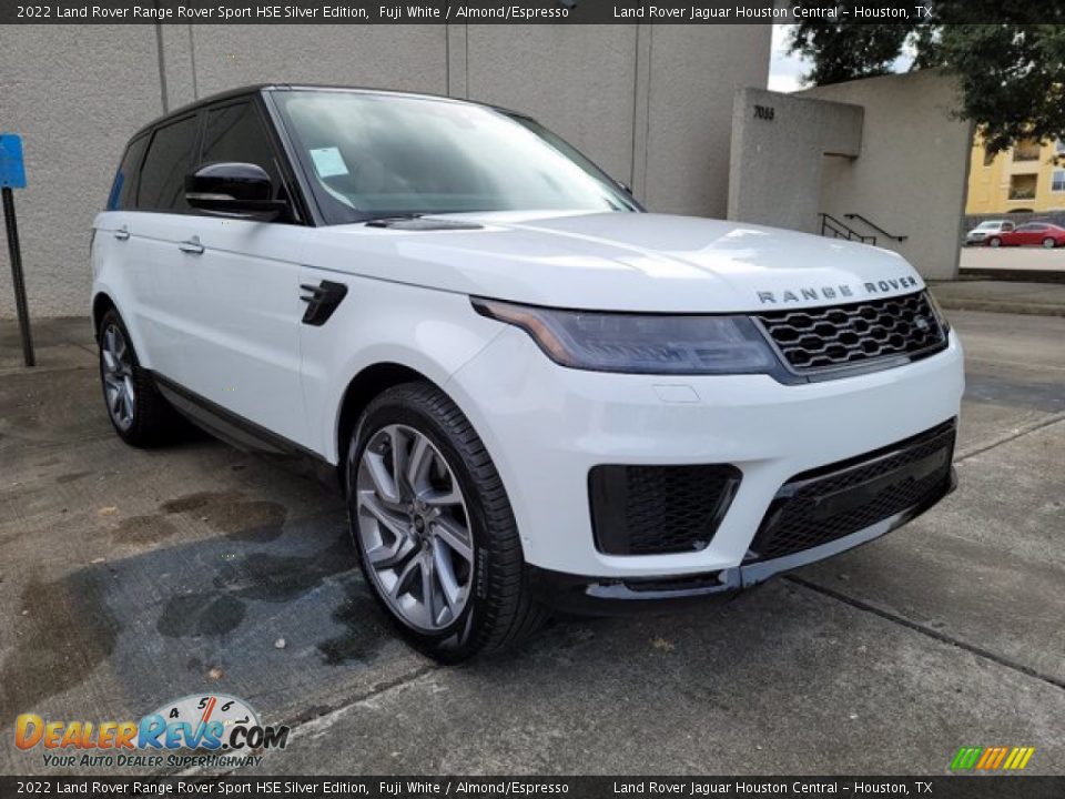 Front 3/4 View of 2022 Land Rover Range Rover Sport HSE Silver Edition Photo #12