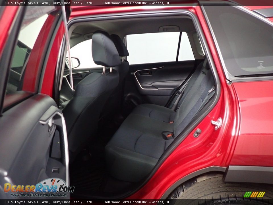 2019 Toyota RAV4 LE AWD Ruby Flare Pearl / Black Photo #35