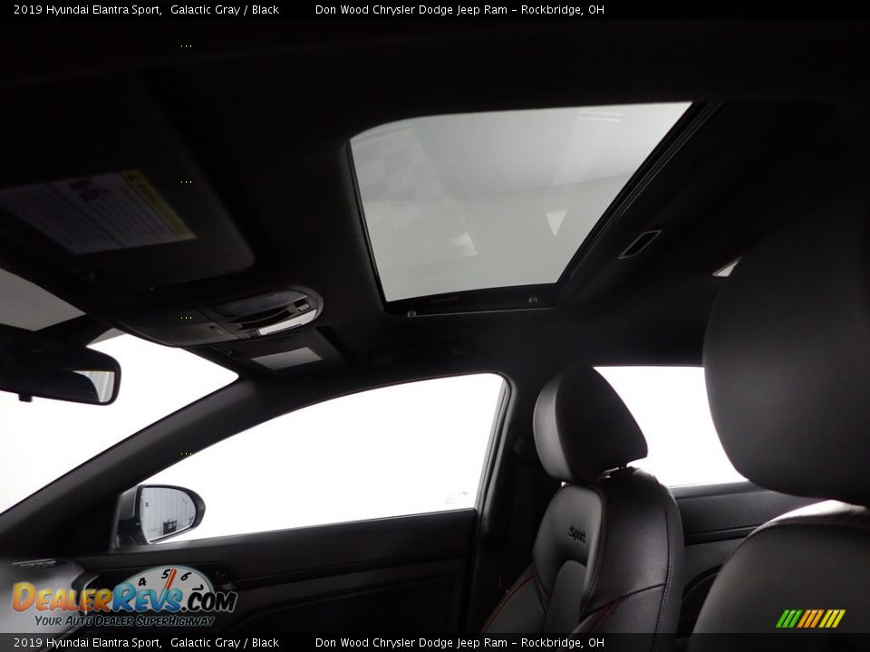 2019 Hyundai Elantra Sport Galactic Gray / Black Photo #2