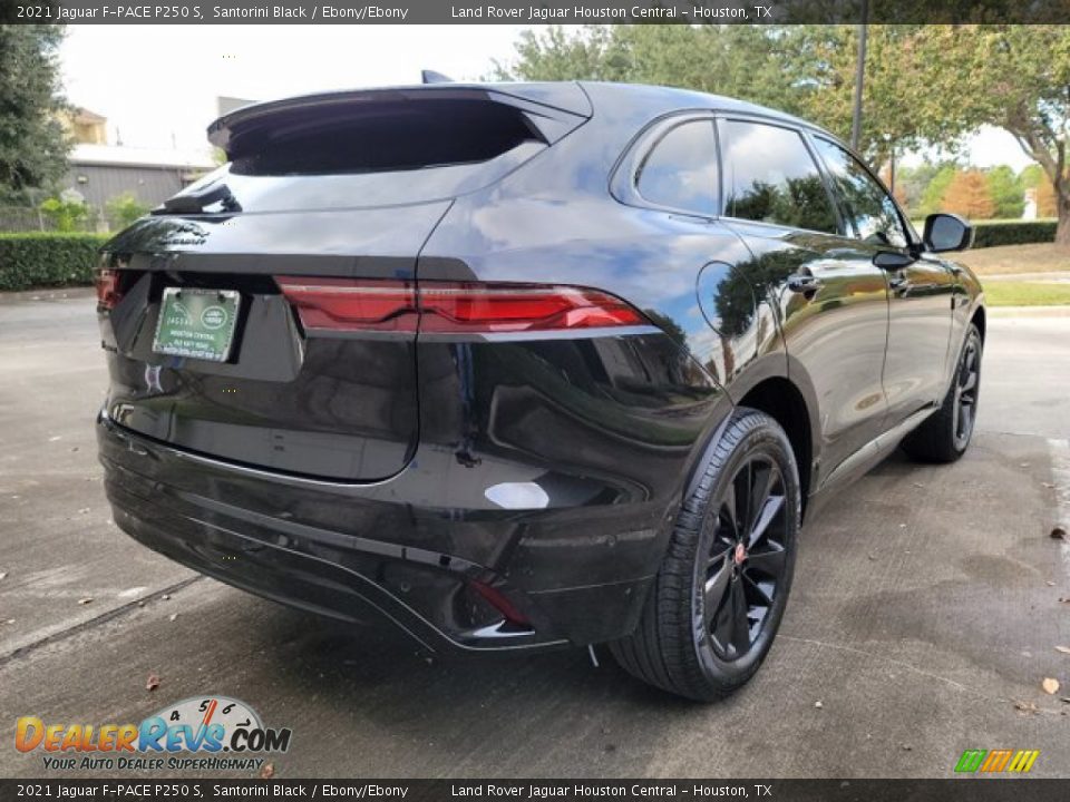 2021 Jaguar F-PACE P250 S Santorini Black / Ebony/Ebony Photo #2