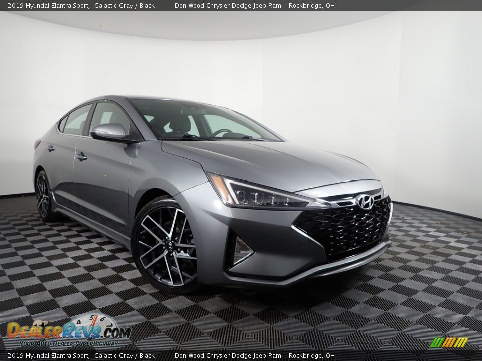 2019 Hyundai Elantra Sport Galactic Gray / Black Photo #5