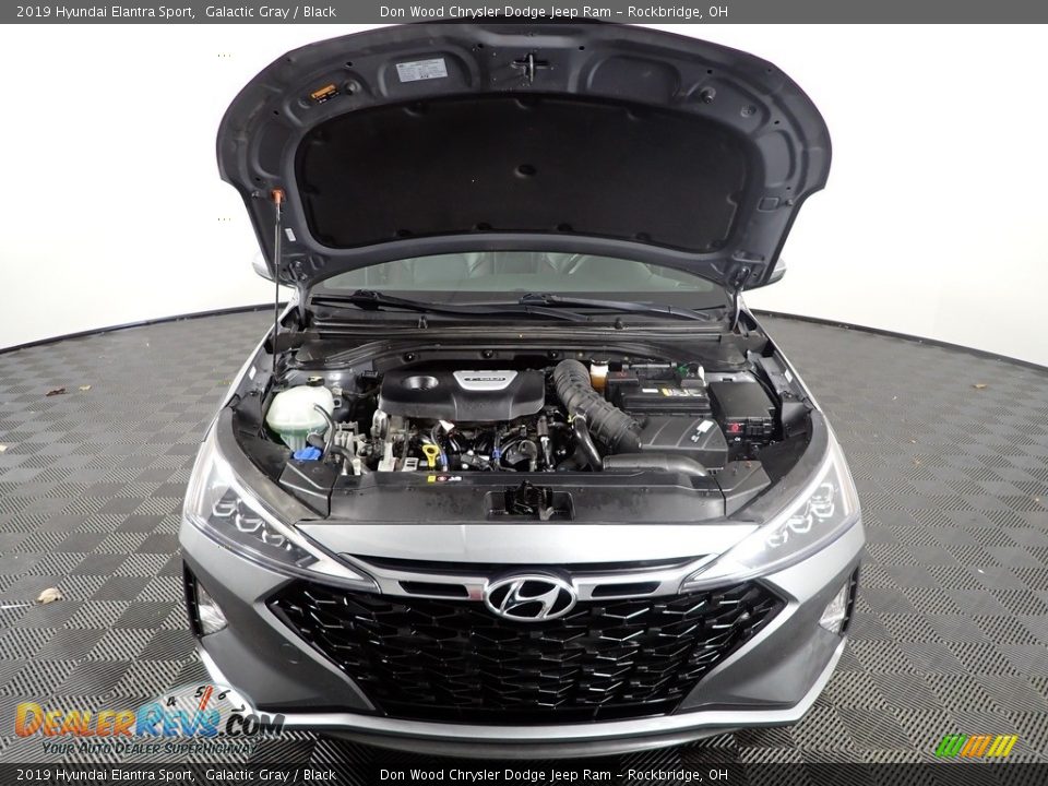 2019 Hyundai Elantra Sport Galactic Gray / Black Photo #8