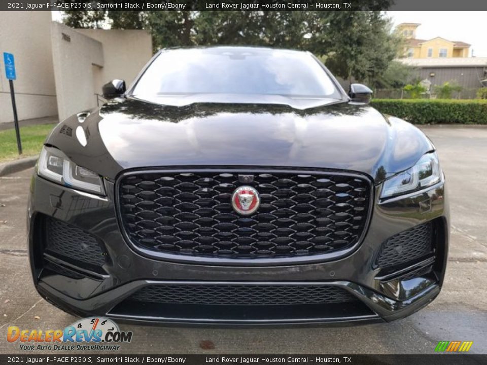 2021 Jaguar F-PACE P250 S Santorini Black / Ebony/Ebony Photo #8