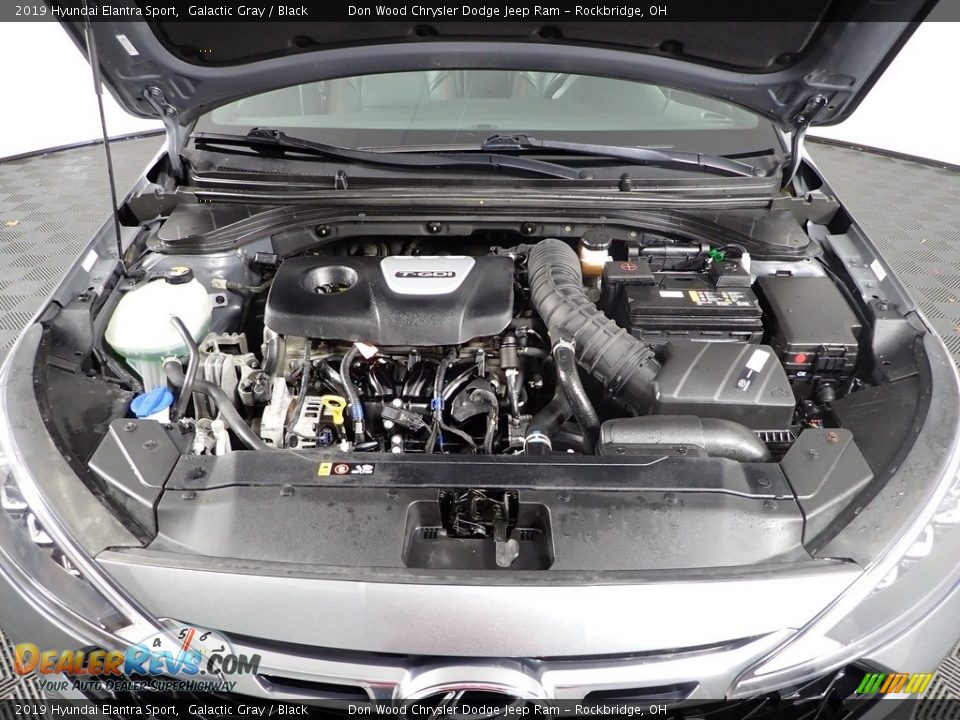 2019 Hyundai Elantra Sport Galactic Gray / Black Photo #9