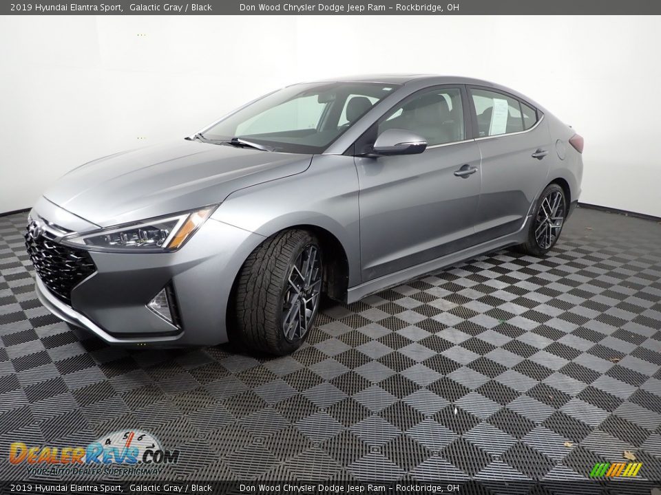 2019 Hyundai Elantra Sport Galactic Gray / Black Photo #10