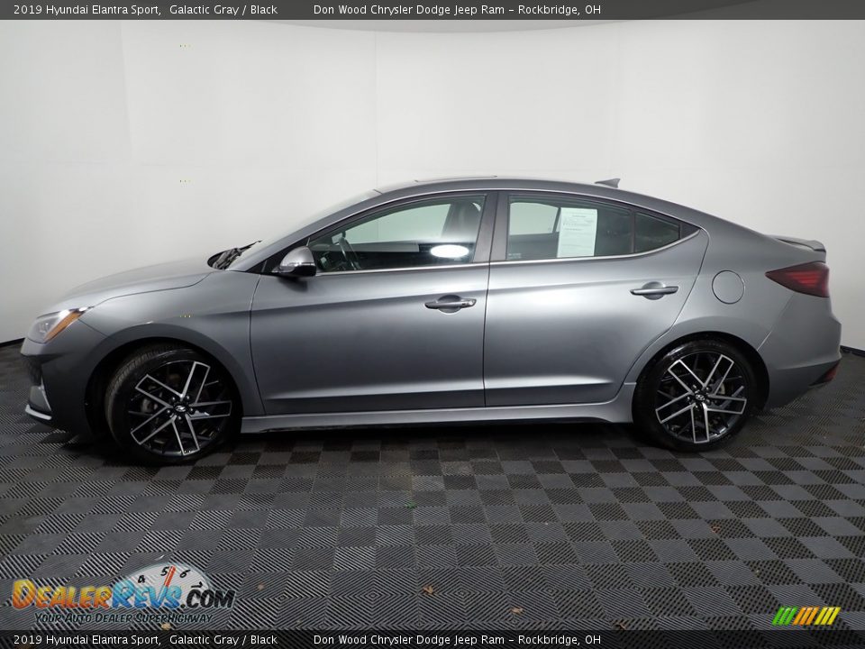 2019 Hyundai Elantra Sport Galactic Gray / Black Photo #11