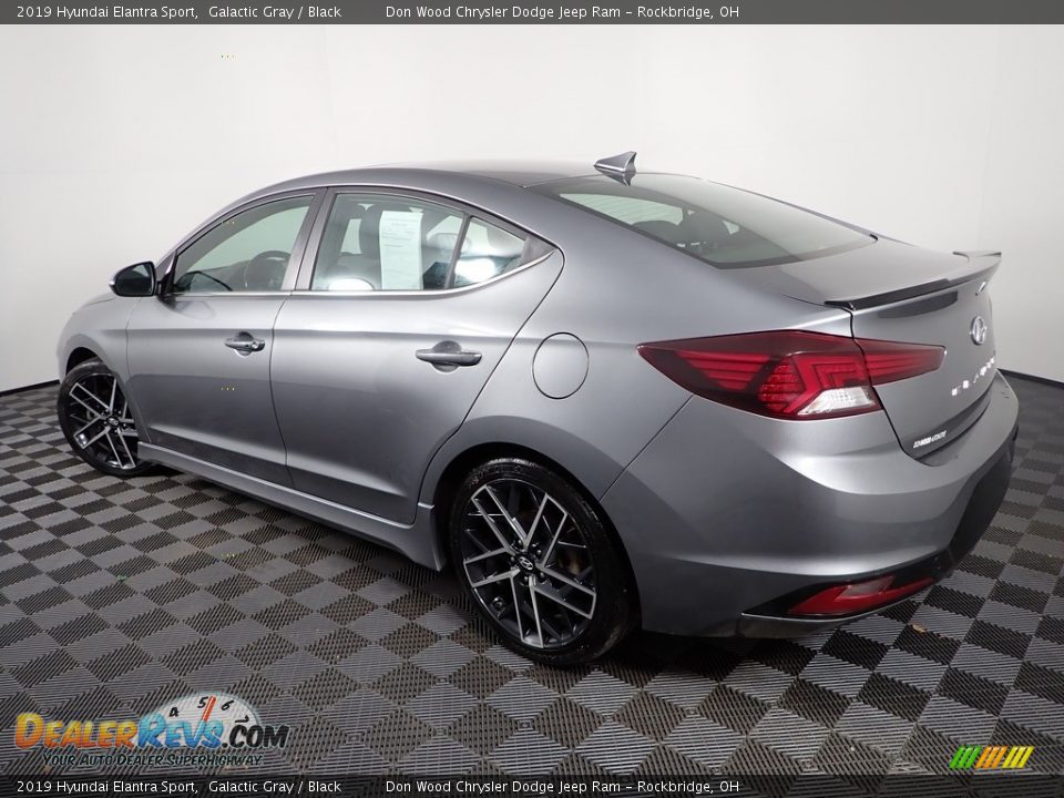 2019 Hyundai Elantra Sport Galactic Gray / Black Photo #12