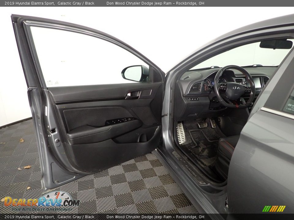 2019 Hyundai Elantra Sport Galactic Gray / Black Photo #17
