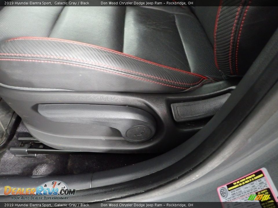 2019 Hyundai Elantra Sport Galactic Gray / Black Photo #19
