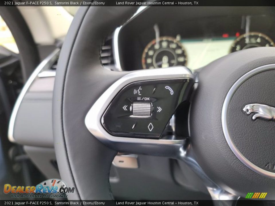 2021 Jaguar F-PACE P250 S Steering Wheel Photo #16