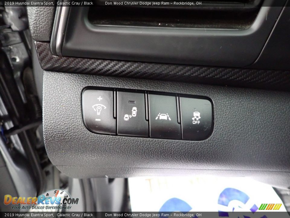 2019 Hyundai Elantra Sport Galactic Gray / Black Photo #21