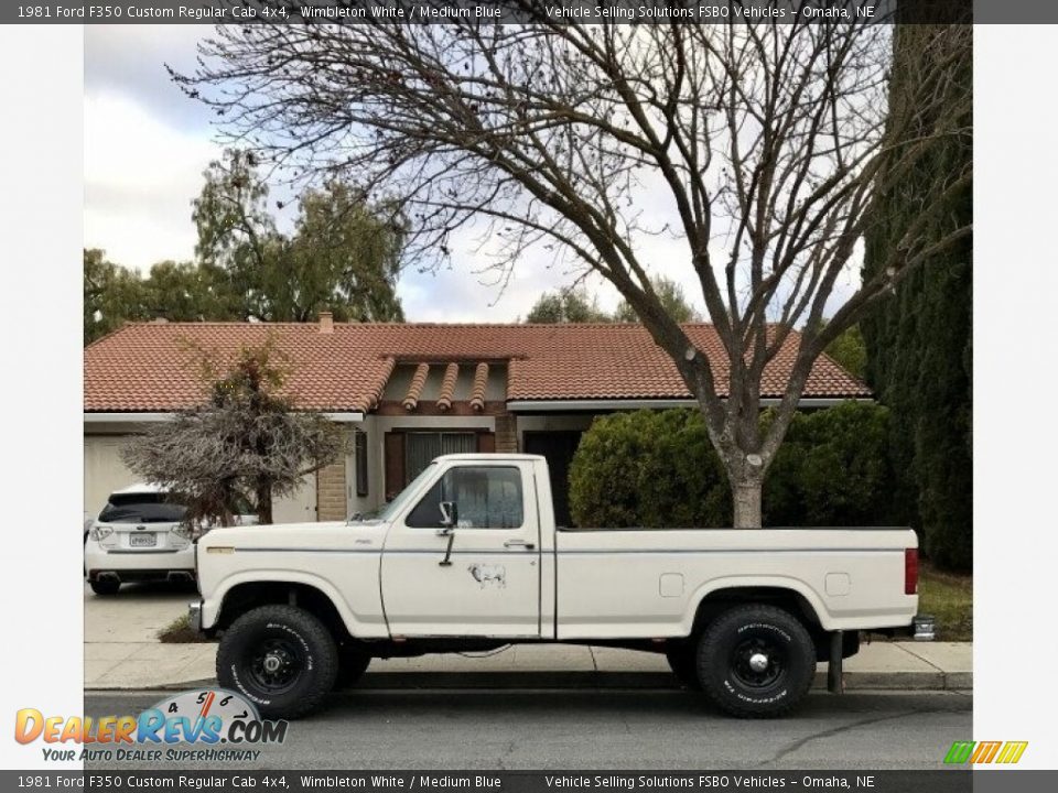 Wimbleton White 1981 Ford F350 Custom Regular Cab 4x4 Photo #1