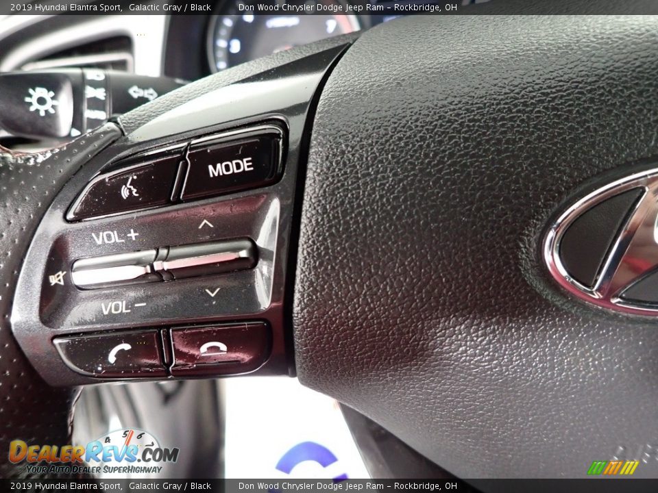 2019 Hyundai Elantra Sport Galactic Gray / Black Photo #22