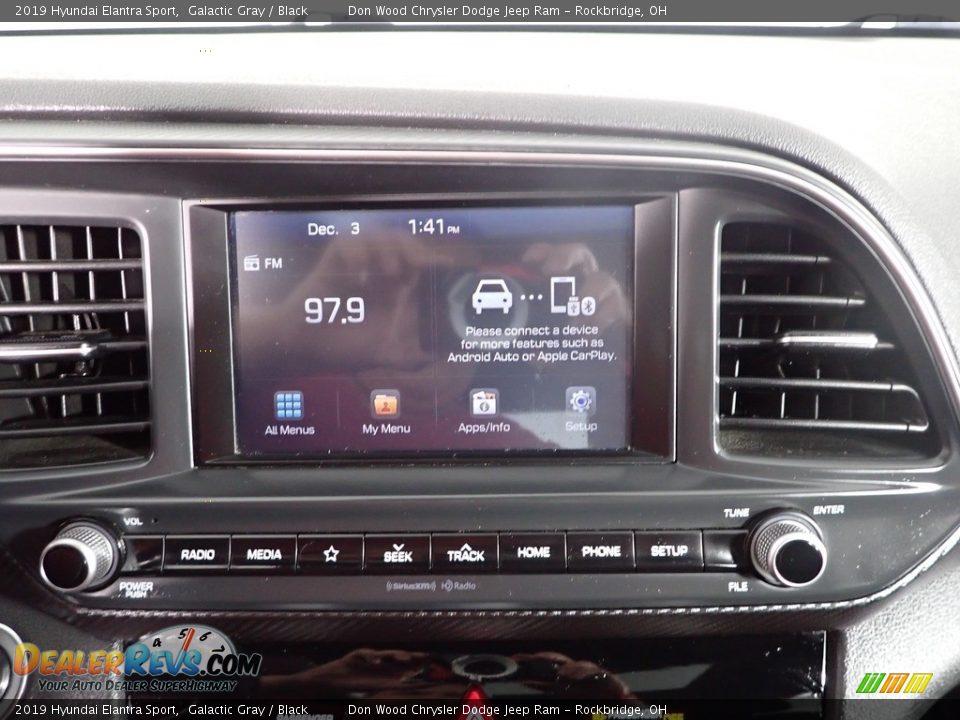 2019 Hyundai Elantra Sport Galactic Gray / Black Photo #25