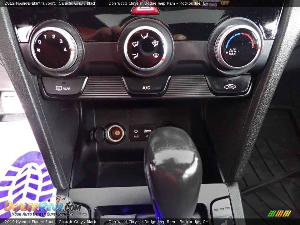 2019 Hyundai Elantra Sport Galactic Gray / Black Photo #27