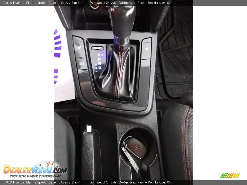 2019 Hyundai Elantra Sport Galactic Gray / Black Photo #28