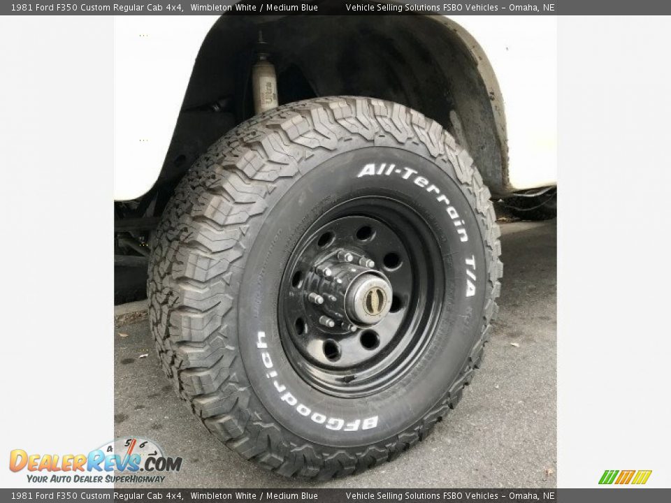 Custom Wheels of 1981 Ford F350 Custom Regular Cab 4x4 Photo #6