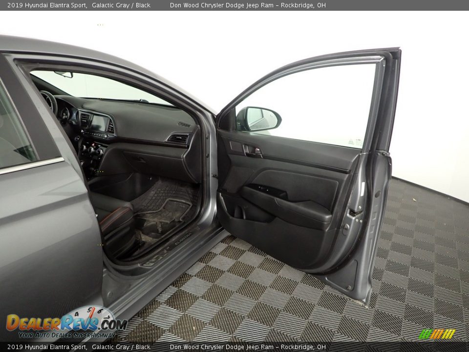 2019 Hyundai Elantra Sport Galactic Gray / Black Photo #33