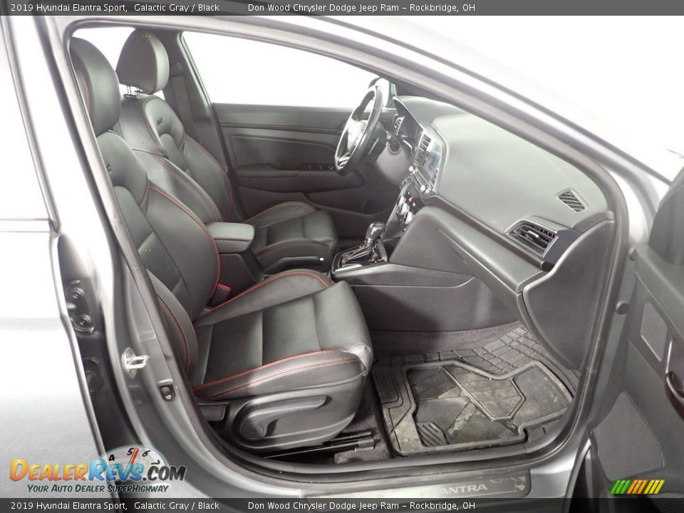 2019 Hyundai Elantra Sport Galactic Gray / Black Photo #34