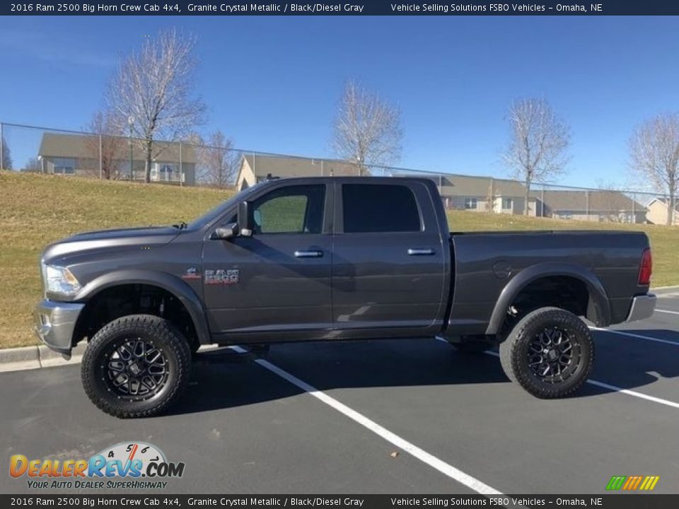 2016 Ram 2500 Big Horn Crew Cab 4x4 Granite Crystal Metallic / Black/Diesel Gray Photo #1