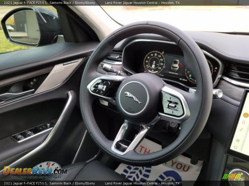 2021 Jaguar F-PACE P250 S Steering Wheel Photo #28