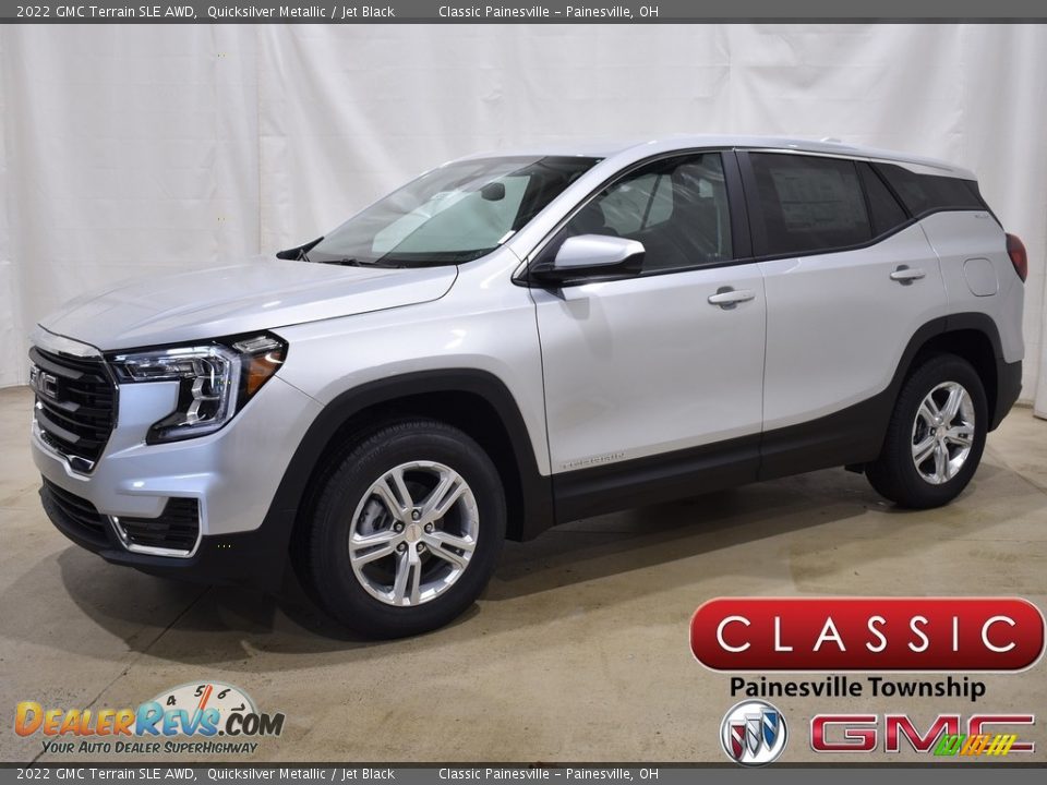 2022 GMC Terrain SLE AWD Quicksilver Metallic / Jet Black Photo #1