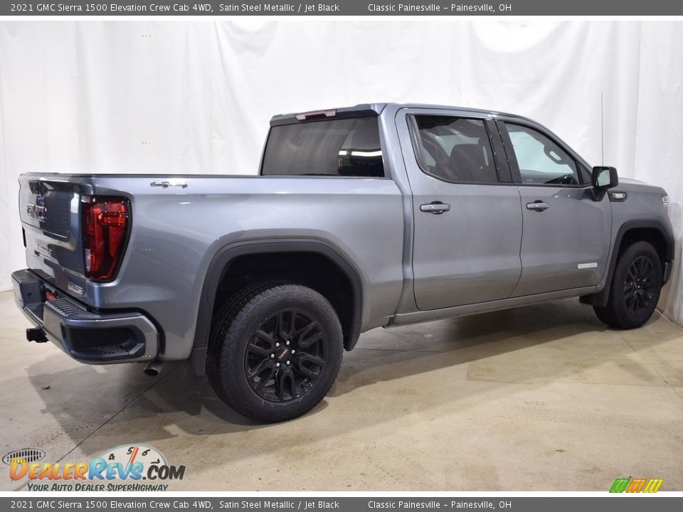 2021 GMC Sierra 1500 Elevation Crew Cab 4WD Satin Steel Metallic / Jet Black Photo #2