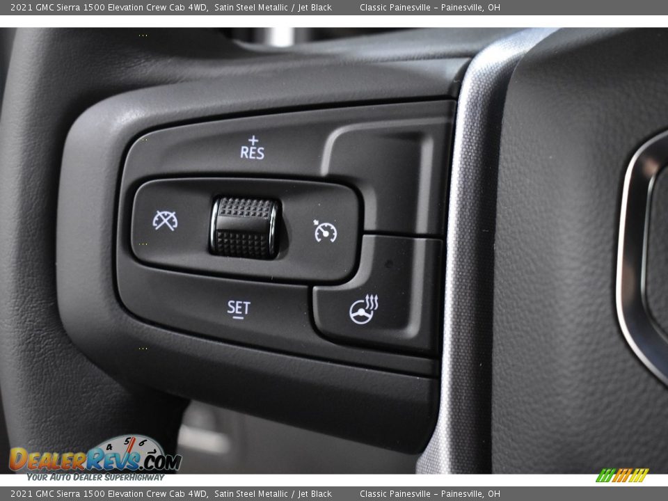 2021 GMC Sierra 1500 Elevation Crew Cab 4WD Steering Wheel Photo #13