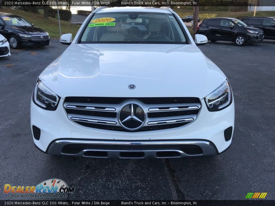 2020 Mercedes-Benz GLC 300 4Matic Polar White / Silk Beige Photo #3