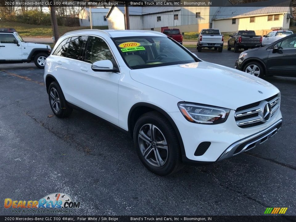 2020 Mercedes-Benz GLC 300 4Matic Polar White / Silk Beige Photo #4