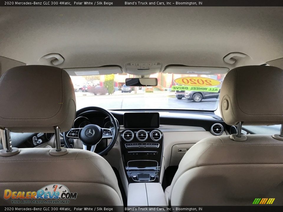 2020 Mercedes-Benz GLC 300 4Matic Polar White / Silk Beige Photo #11