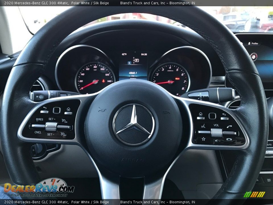 2020 Mercedes-Benz GLC 300 4Matic Polar White / Silk Beige Photo #20