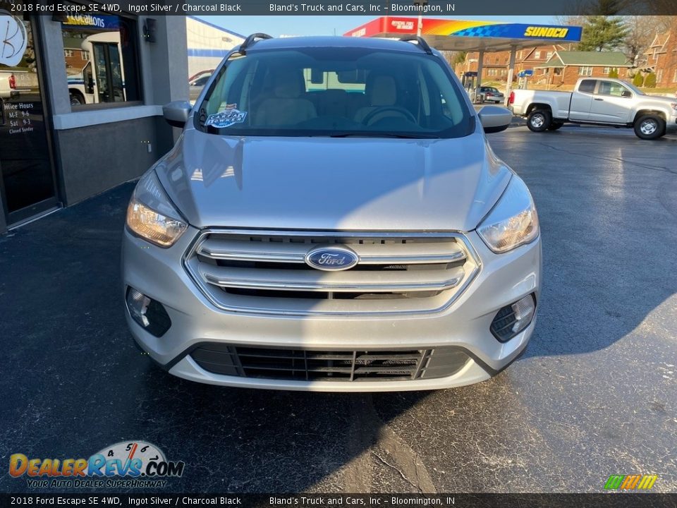 2018 Ford Escape SE 4WD Ingot Silver / Charcoal Black Photo #3