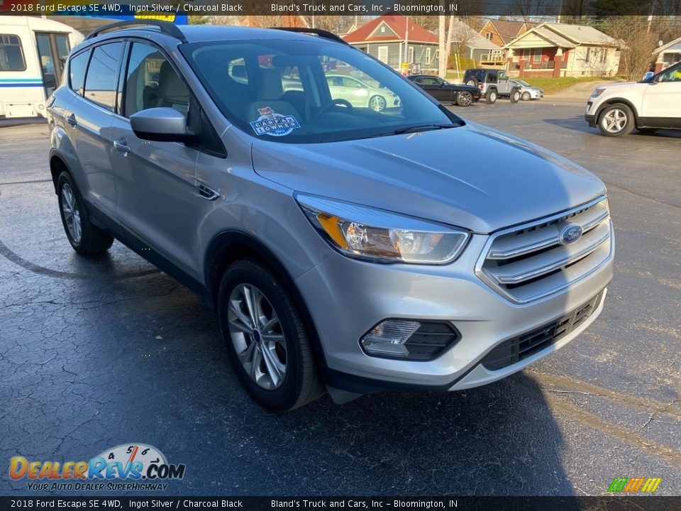 2018 Ford Escape SE 4WD Ingot Silver / Charcoal Black Photo #4