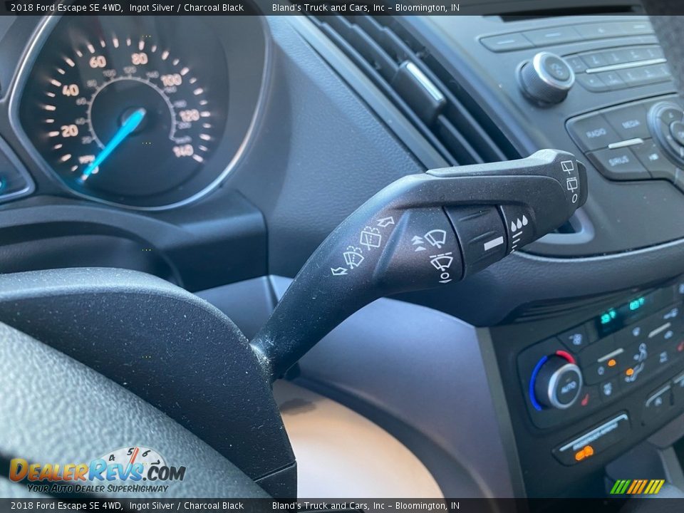 2018 Ford Escape SE 4WD Ingot Silver / Charcoal Black Photo #19
