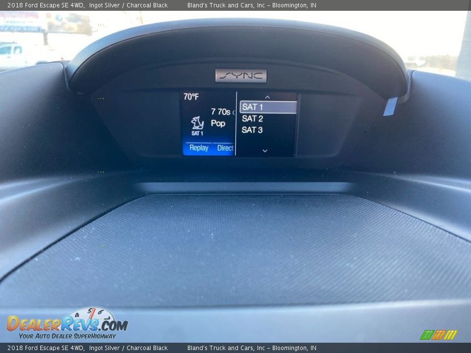 2018 Ford Escape SE 4WD Ingot Silver / Charcoal Black Photo #28