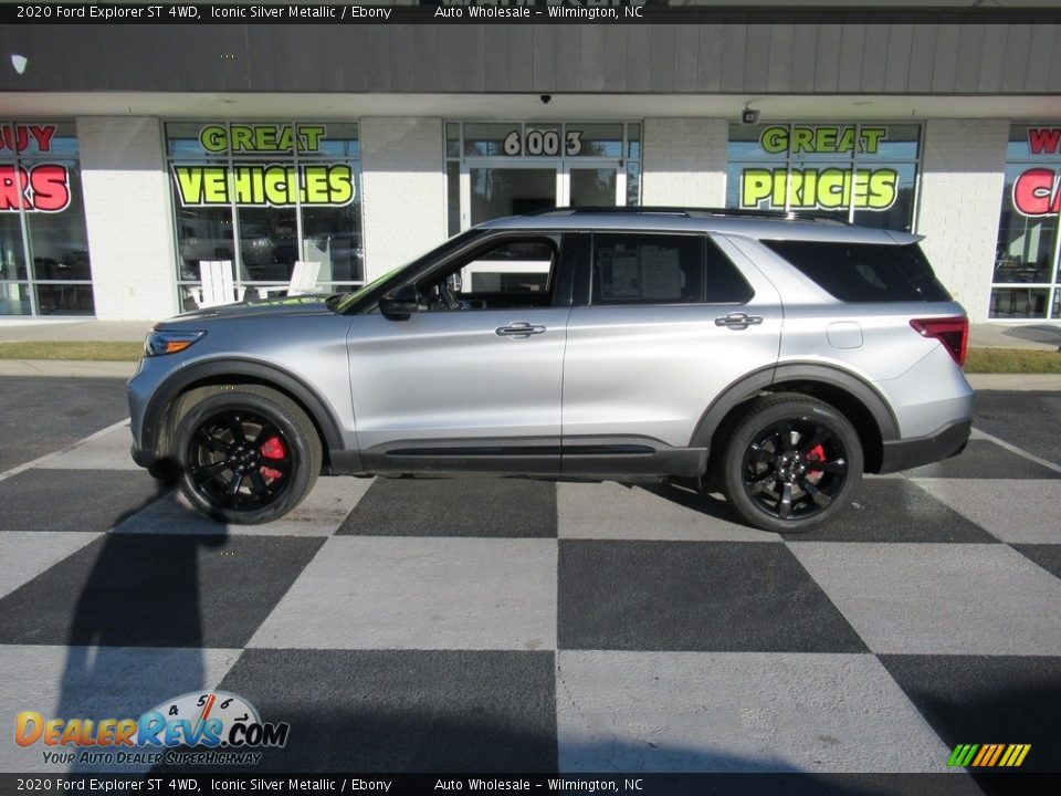 2020 Ford Explorer ST 4WD Iconic Silver Metallic / Ebony Photo #1