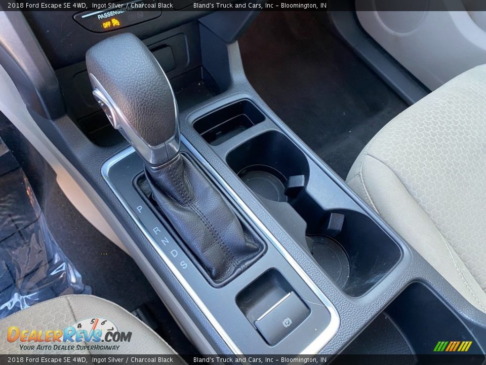2018 Ford Escape SE 4WD Ingot Silver / Charcoal Black Photo #30