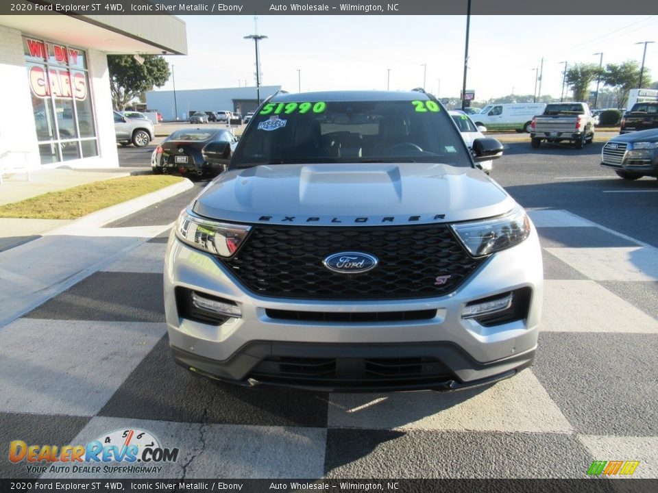 2020 Ford Explorer ST 4WD Iconic Silver Metallic / Ebony Photo #2