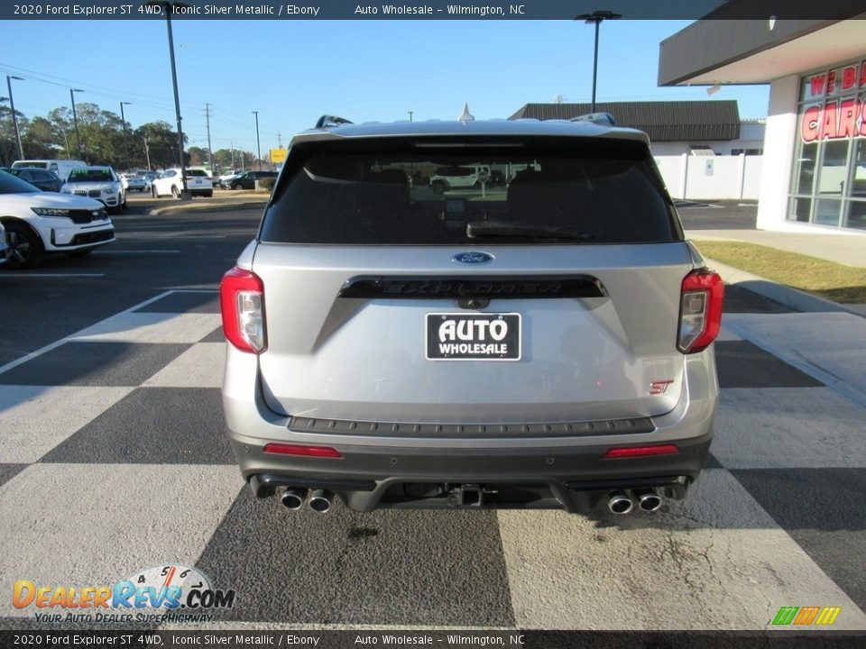2020 Ford Explorer ST 4WD Iconic Silver Metallic / Ebony Photo #4