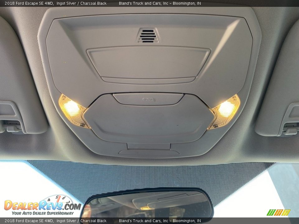 2018 Ford Escape SE 4WD Ingot Silver / Charcoal Black Photo #33