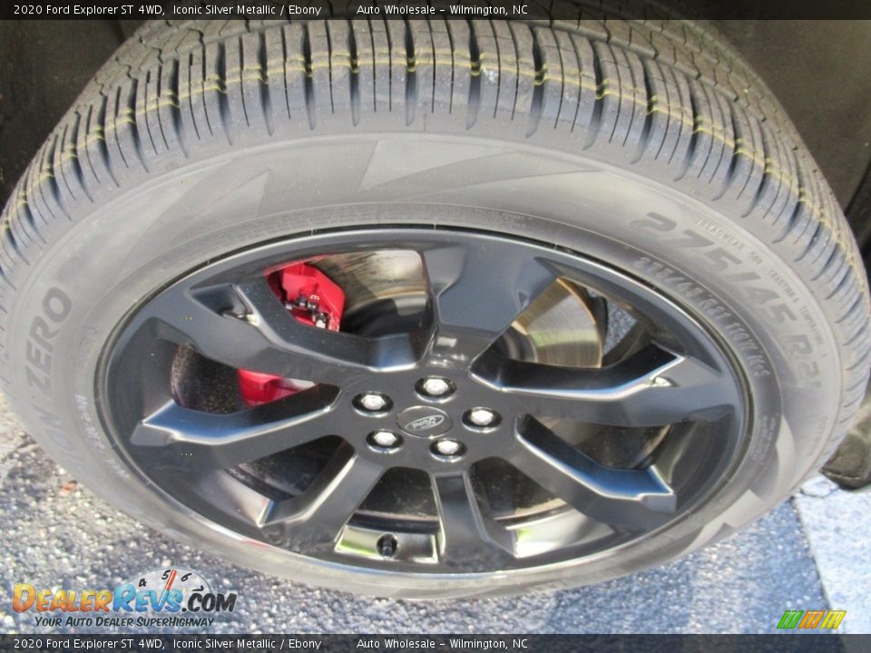 2020 Ford Explorer ST 4WD Iconic Silver Metallic / Ebony Photo #7