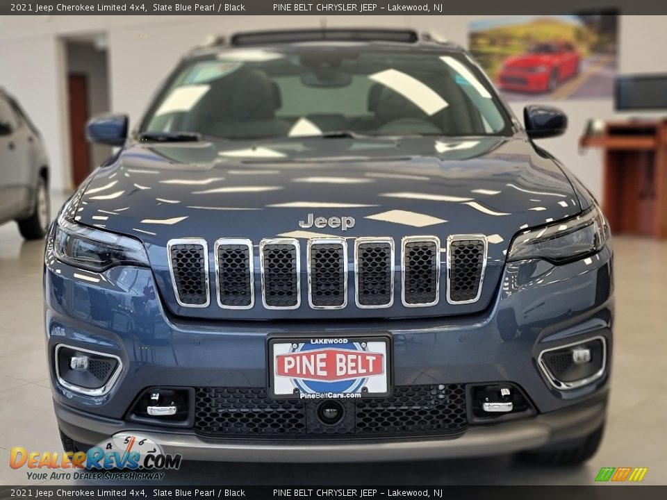 2021 Jeep Cherokee Limited 4x4 Slate Blue Pearl / Black Photo #2