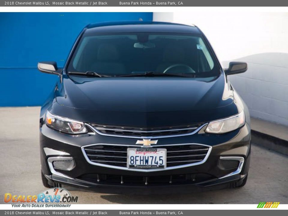 2018 Chevrolet Malibu LS Mosaic Black Metallic / Jet Black Photo #7