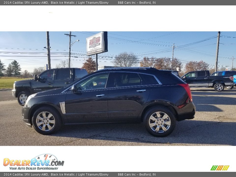 2014 Cadillac SRX Luxury AWD Black Ice Metallic / Light Titanium/Ebony Photo #4