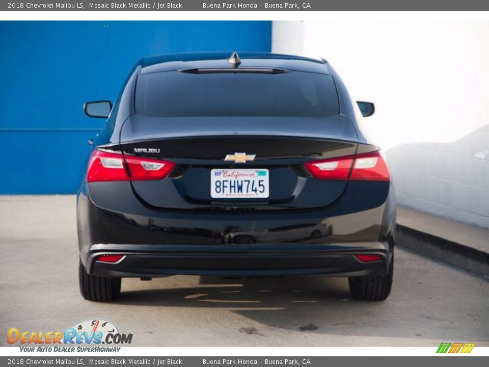 2018 Chevrolet Malibu LS Mosaic Black Metallic / Jet Black Photo #11