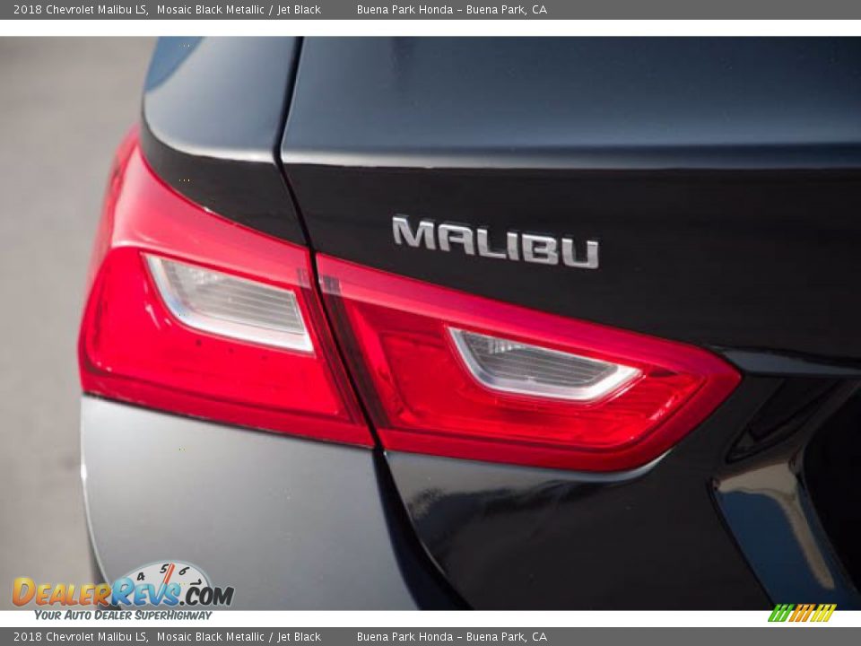 2018 Chevrolet Malibu LS Mosaic Black Metallic / Jet Black Photo #12