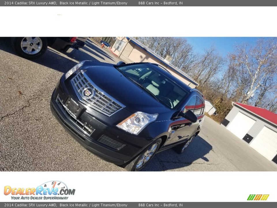 2014 Cadillac SRX Luxury AWD Black Ice Metallic / Light Titanium/Ebony Photo #8