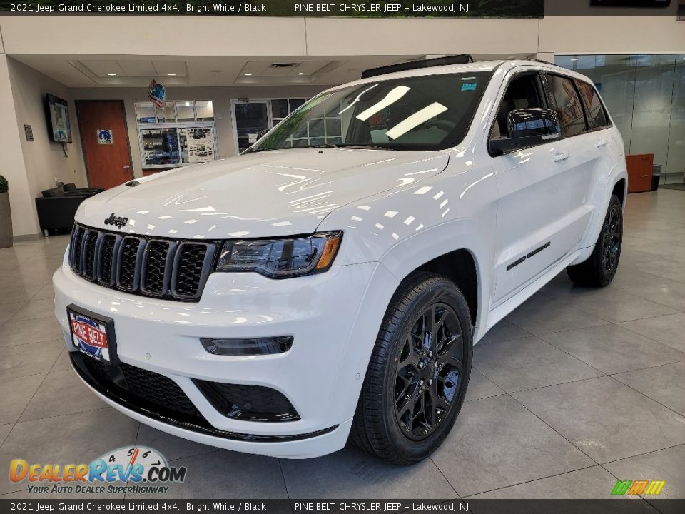 2021 Jeep Grand Cherokee Limited 4x4 Bright White / Black Photo #1