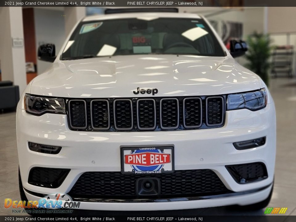 2021 Jeep Grand Cherokee Limited 4x4 Bright White / Black Photo #2